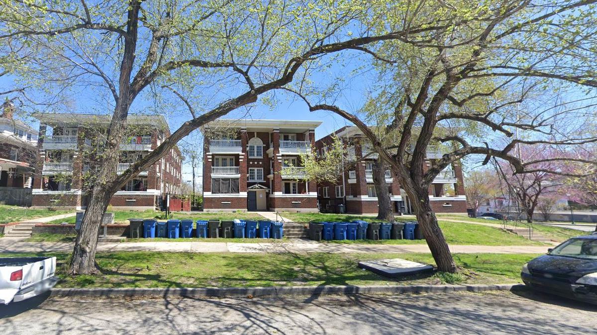 Kansas City police are investigating a homicide reported Saturday, Oct. 1, 2022, in the 500 block of Gladstone Boulevard. A Google Maps street view image from April 2022 shows the general area.