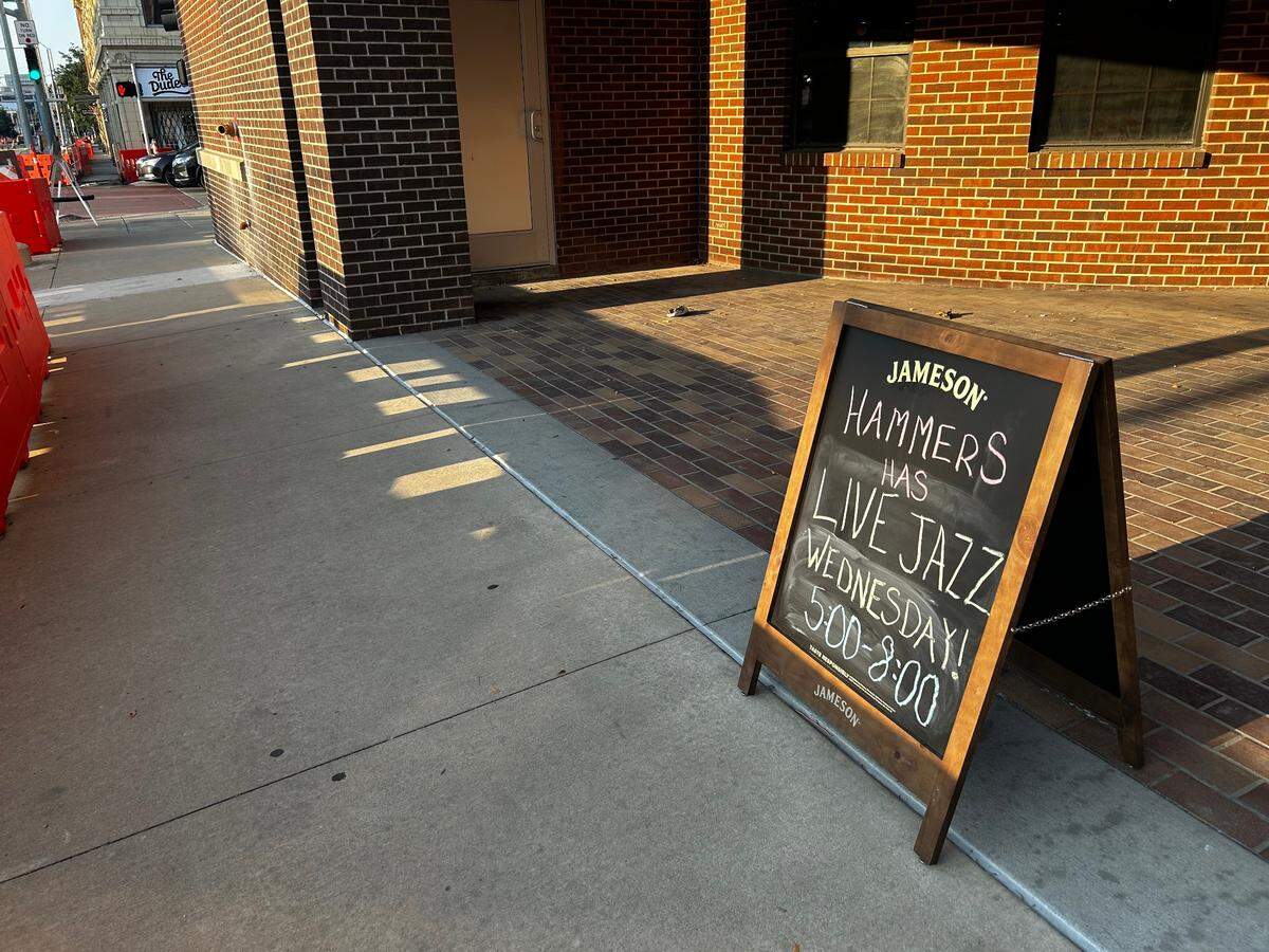 Jesica “Baby J” DeLong was the featured performer on a recent Wednesday at Hammers.