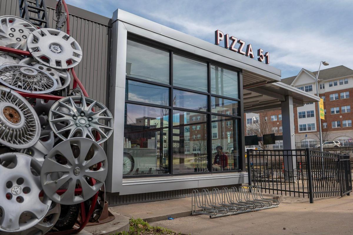 Pizza 51, at 5060 Oak St. in Kansas City, does a bustling business.