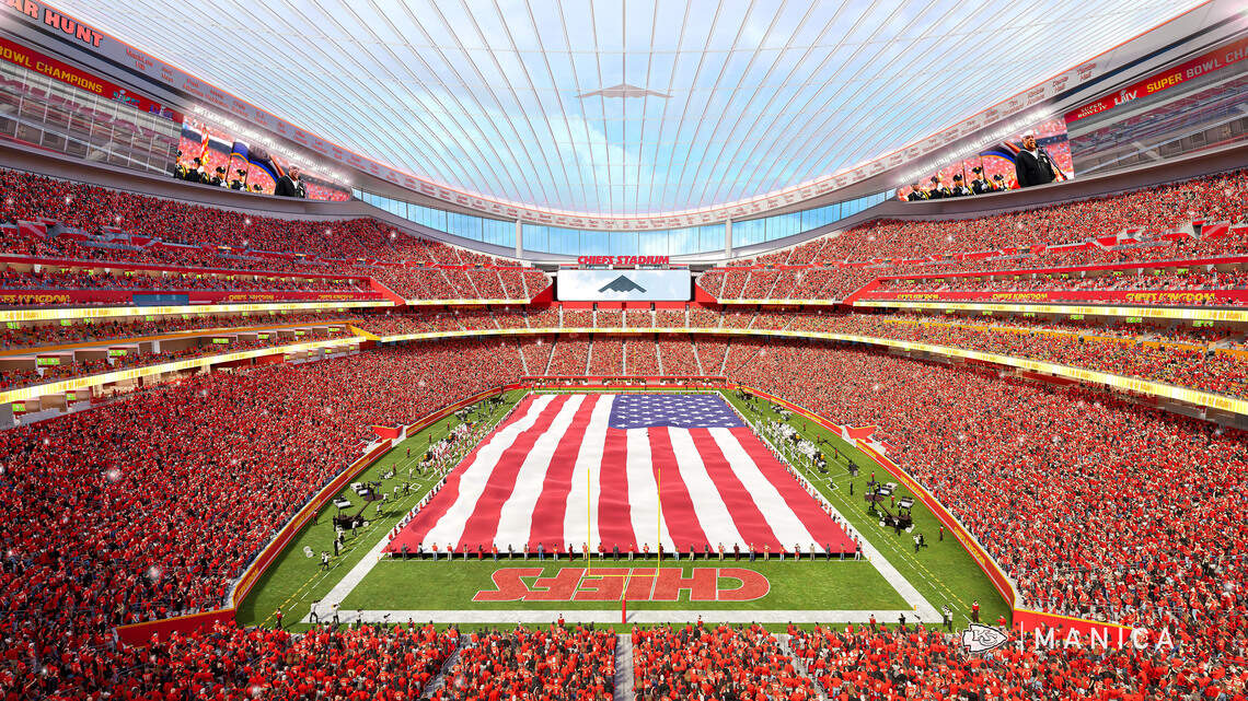 Chiefs explain why a retractable roof was a bad idea for their new stadium