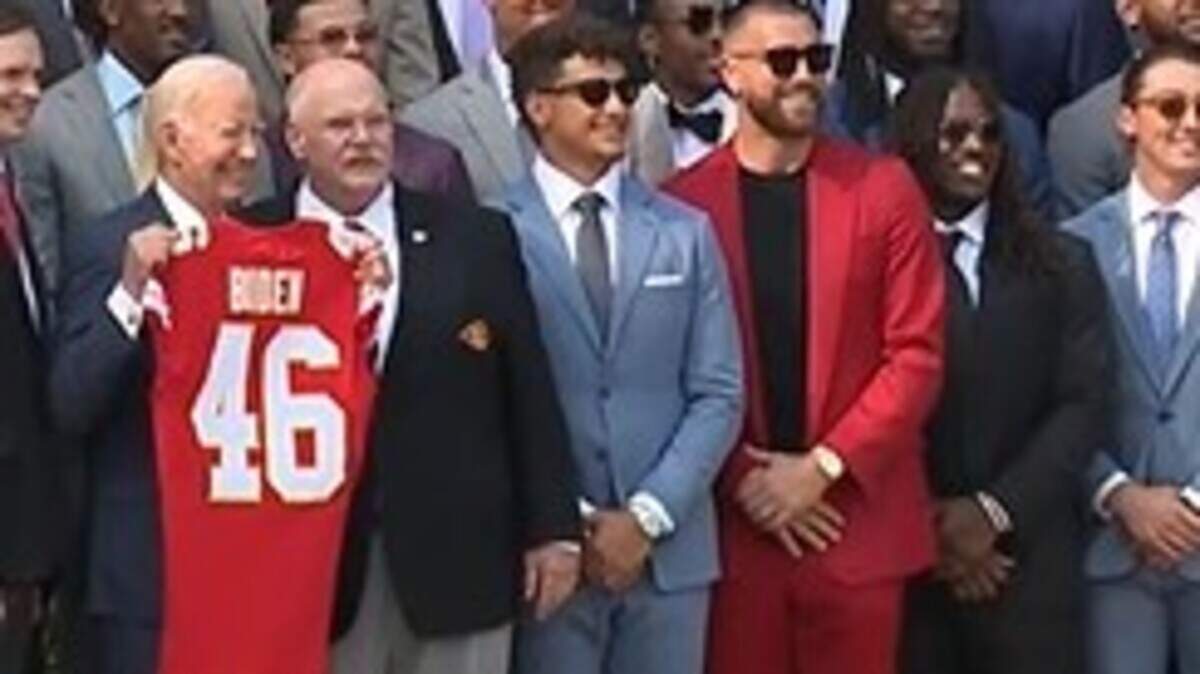 The Chiefs visited the White House on Monday.