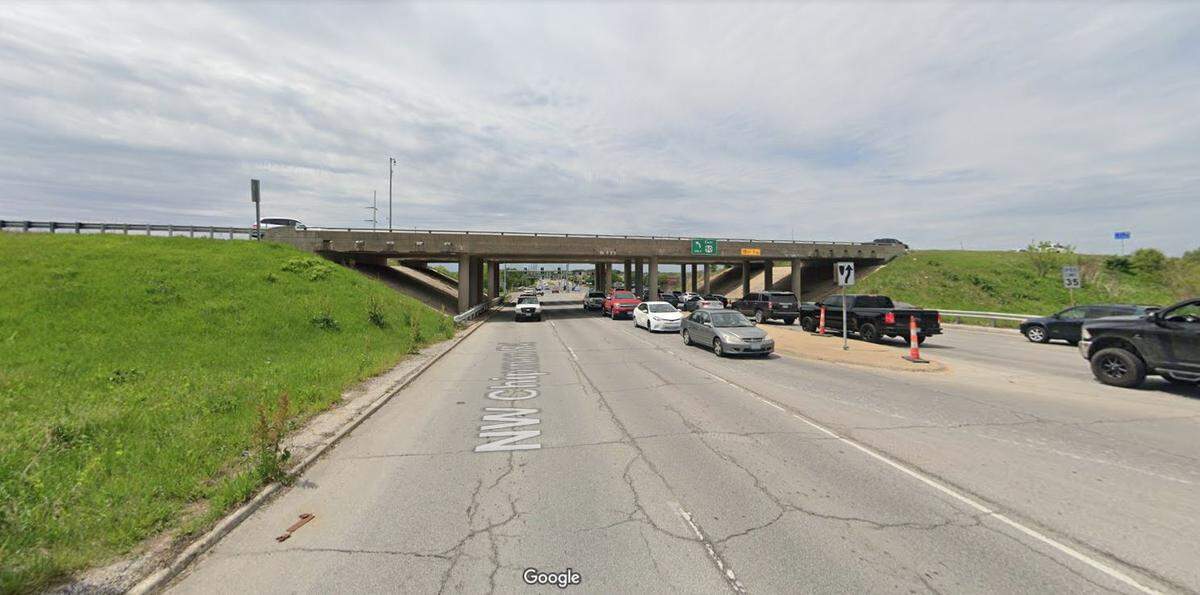 The project to replace bridges that carry U.S. 50 highway over Chipman Road in Lee’s Summit is expected to have significant impact on rush hour traffic, especially during the evenings. This Google Maps Street View image of the area is from May.