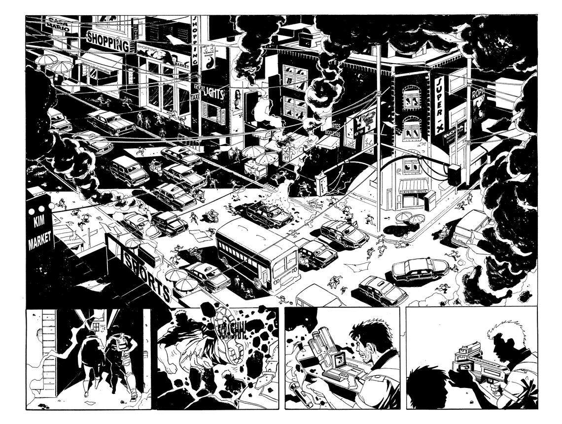 The graphic novel “Ciudad” (that’s Spanish for city) is set in Paraguay, but the movie version takes place in Bangladesh.