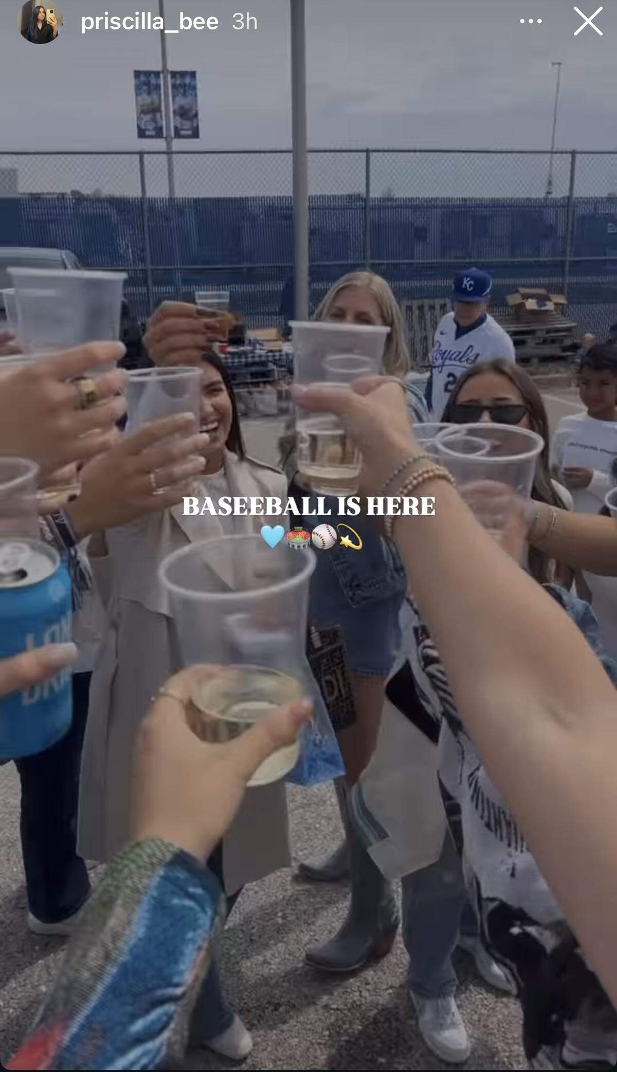 First, a toast!