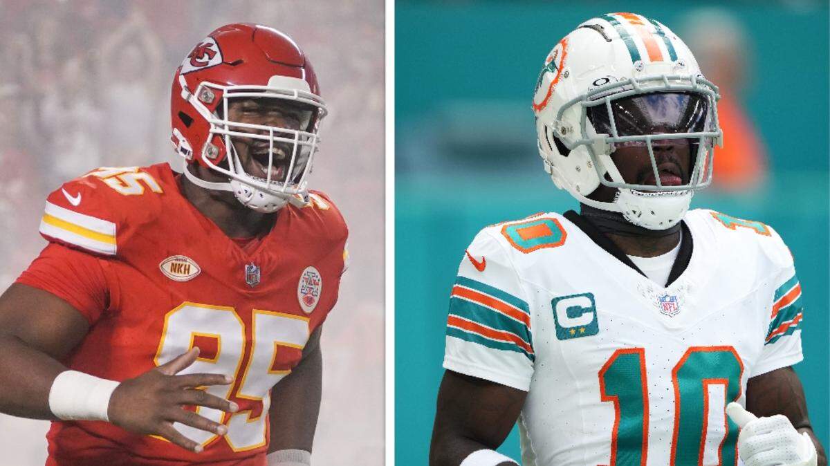 Chris Jones and Tyreek Hill have been trading barbs on social media all year.