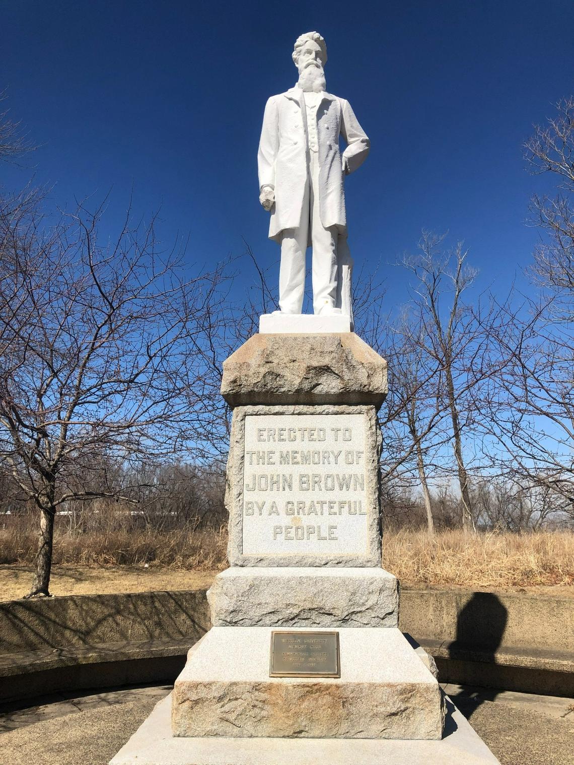 John Brown statue at Western University Site, KCK