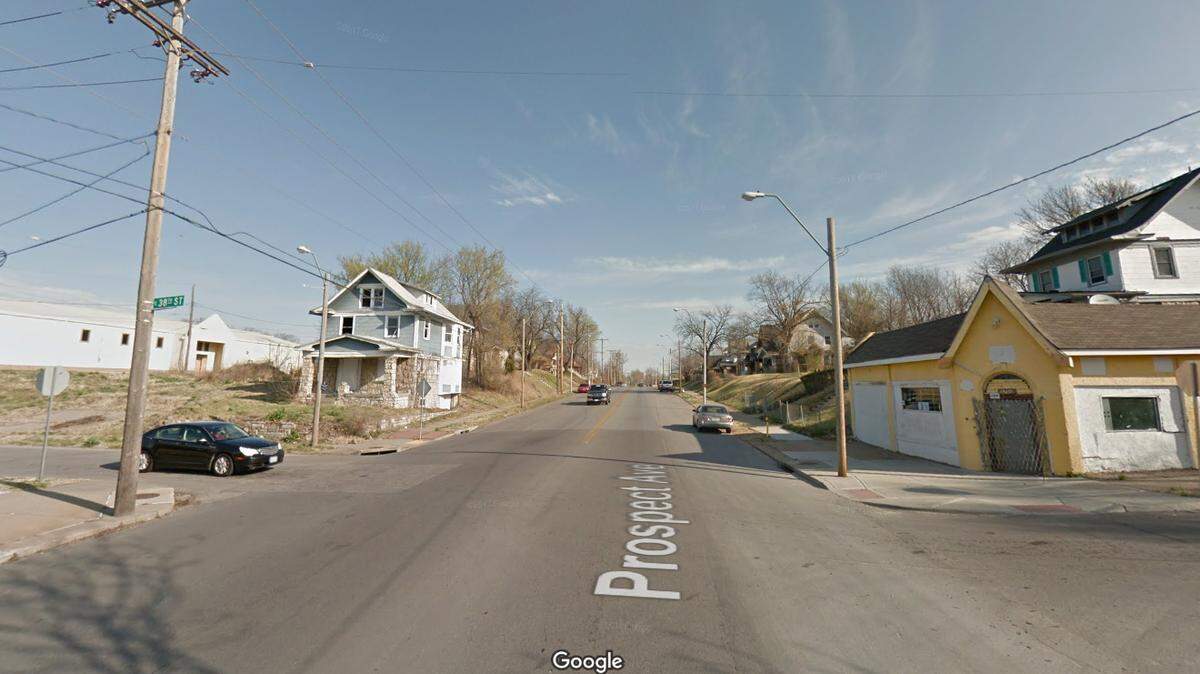 Police on Sunday were looking for a hit-and-run driver who struck and killed a 33-year-old Kansas City woman as she crossed Prospect Avenue near 38th Street. The driver of the vehicle left the scene without stopping. This Google Maps Street View photo of the area is from March 2017.