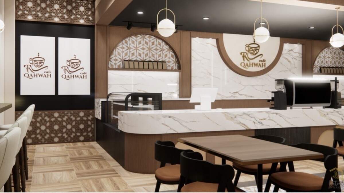 The owner of the R Qahwah said it will have a warm and luxurious look.