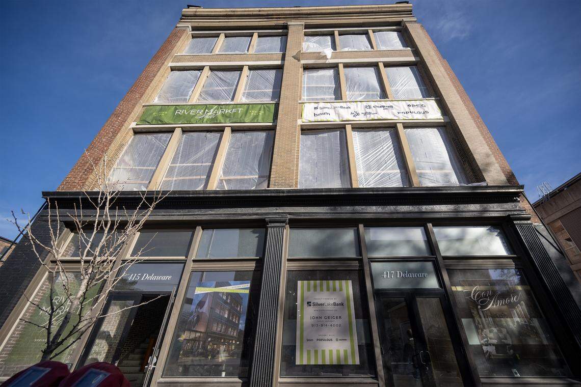 The new River Market Hotel at 415 Delaware St. in Kansas City, held a groundbreaking ceremony on Tuesday, Dec. 9, 2025. Renovations are currently underway to transform the historic 1880s building into a 45-room boutique hotel.
