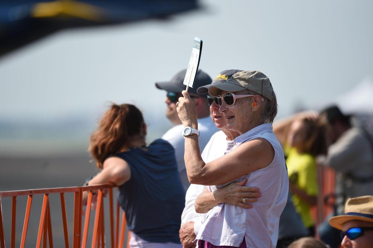Aviation enthusiasts watched the planes perform at the KC Air Show on Saturday, July 3, 2021, at the New Century AirCenter in Gardner, Kansas.