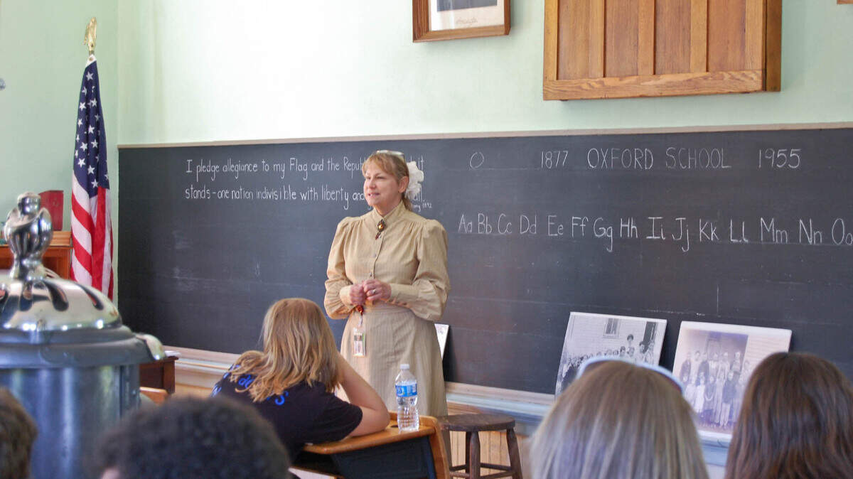 The historic Oxford Schoolhouse in Leawood provides a unique experience of the one-room schoolhouse for schools groups and individuals.