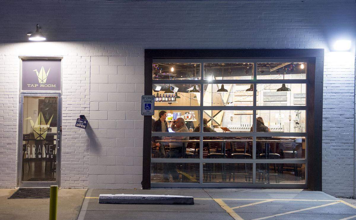 The Crane Brewing Co. taproom at 6515 Railroad St. is now closed.