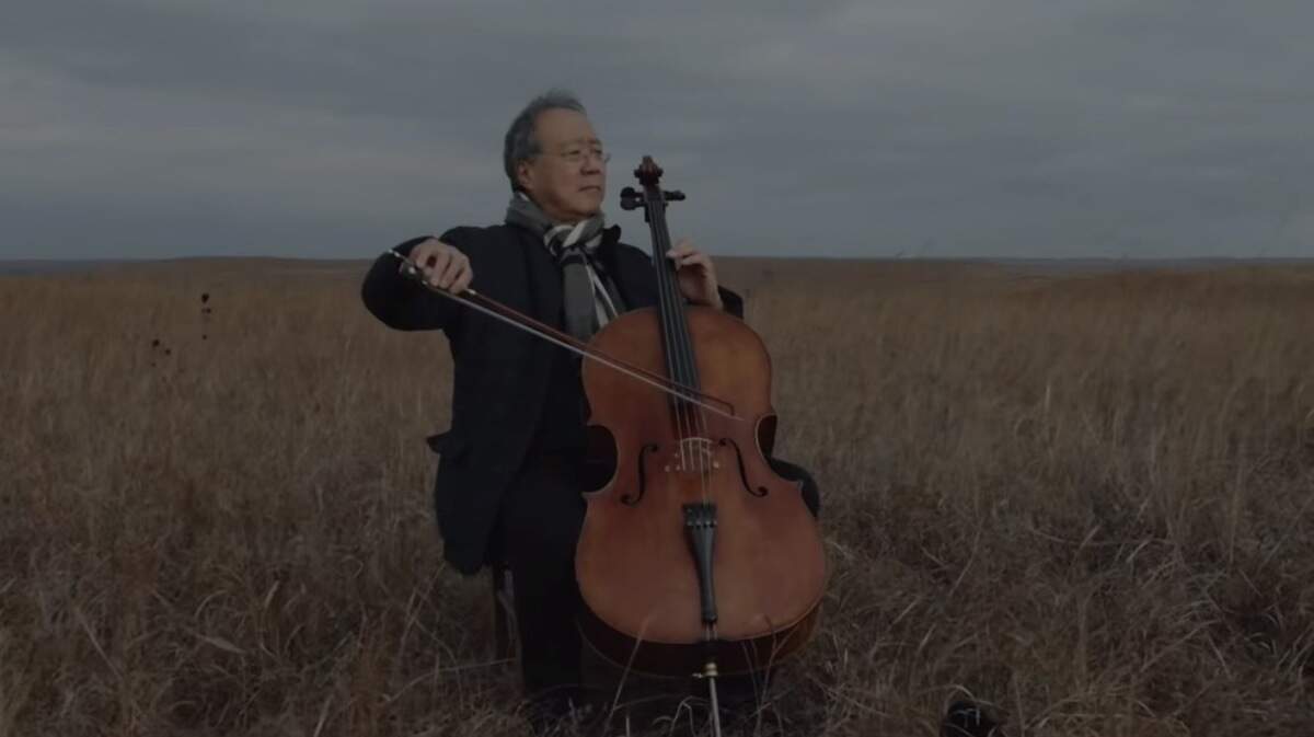 Yo-Yo Ma released a haunting video this week of himself playing “Amazing Grace” on the Kansas prairie with a message on how to treat one another.