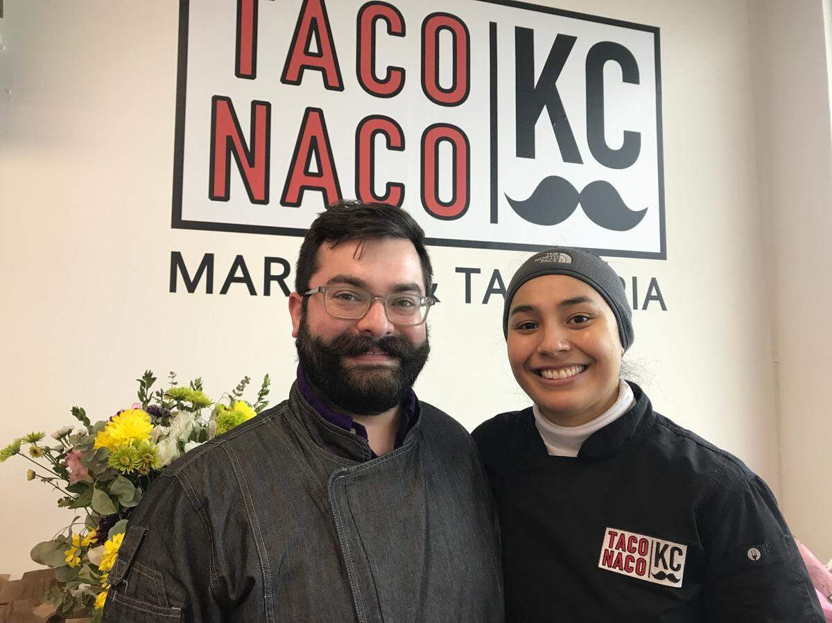 Husband and wife Brian Goldman Ruiz and Fernanda Reyes own Taco Naco KC.