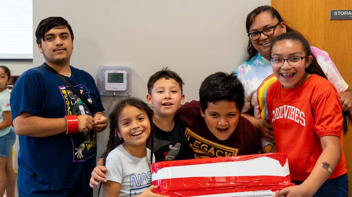 The Wyandotte County Health Equity Task Force taught young people how to to build Corsi-Rosenthal boxes — inexpensive, do-it-yourself air purifiers that can help stop the coronavirus.