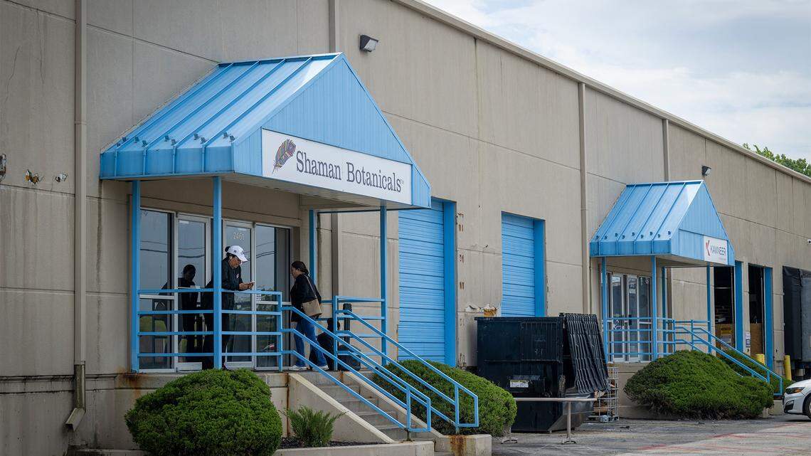 Shaman Botanicals, an American Shaman manufacturing facility, located at 2461 and 2475 N.W. Tolleson Rd., in Riverside, Missouri, on Tuesday, Sept. 2, 2025.