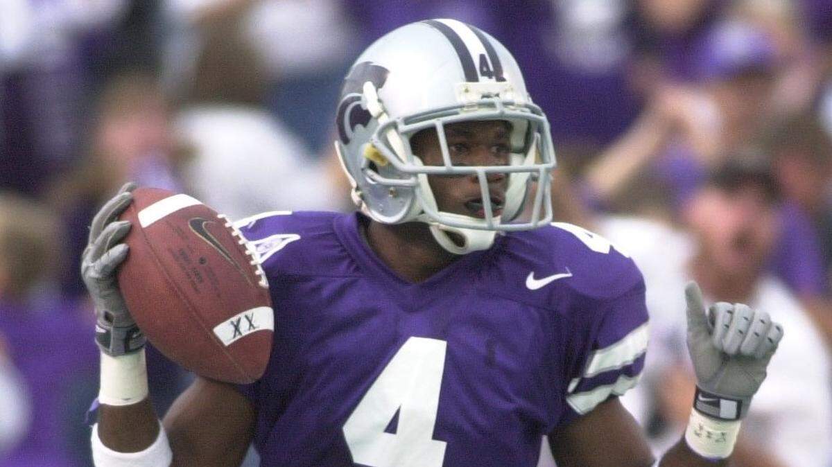 Former K-State cornerback Terence Newman was a Big 12 defensive player of the year and Jim Thorpe Award-winner.