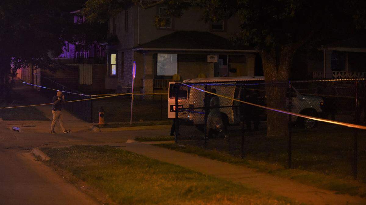 Kansas City police were investigating a shooting Monday evening in the 3400 block of Wabash Avenue that left one man dead inside a residence. One person of interest was taken into custody, police said.