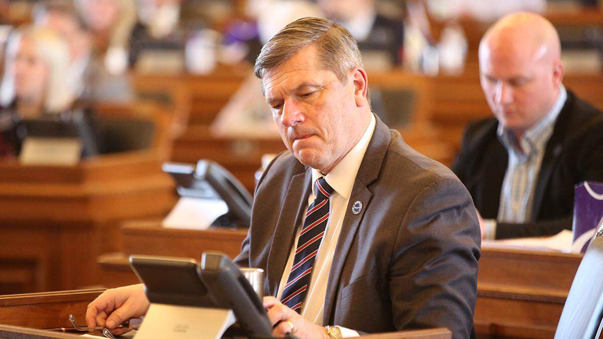 House Majority Leader Chris Croft told Johnson County GOP voters about plans to kill all taxes on businesses — but only during private Zoom calls.