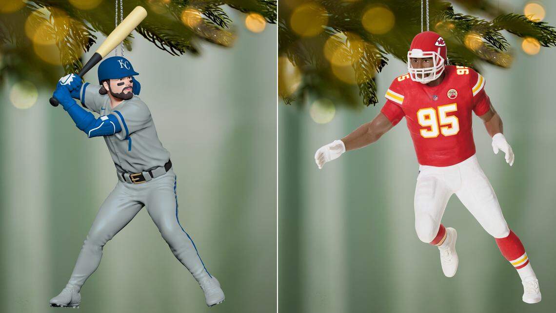 Check out the new Bobby Witt Jr. and Chris Jones Hallmark Keepsake ornaments for 2026.