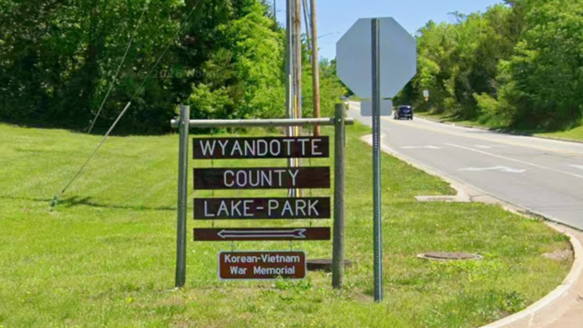 A 20-year-old man died at Wyandotte County Lake Park Saturday, officers say