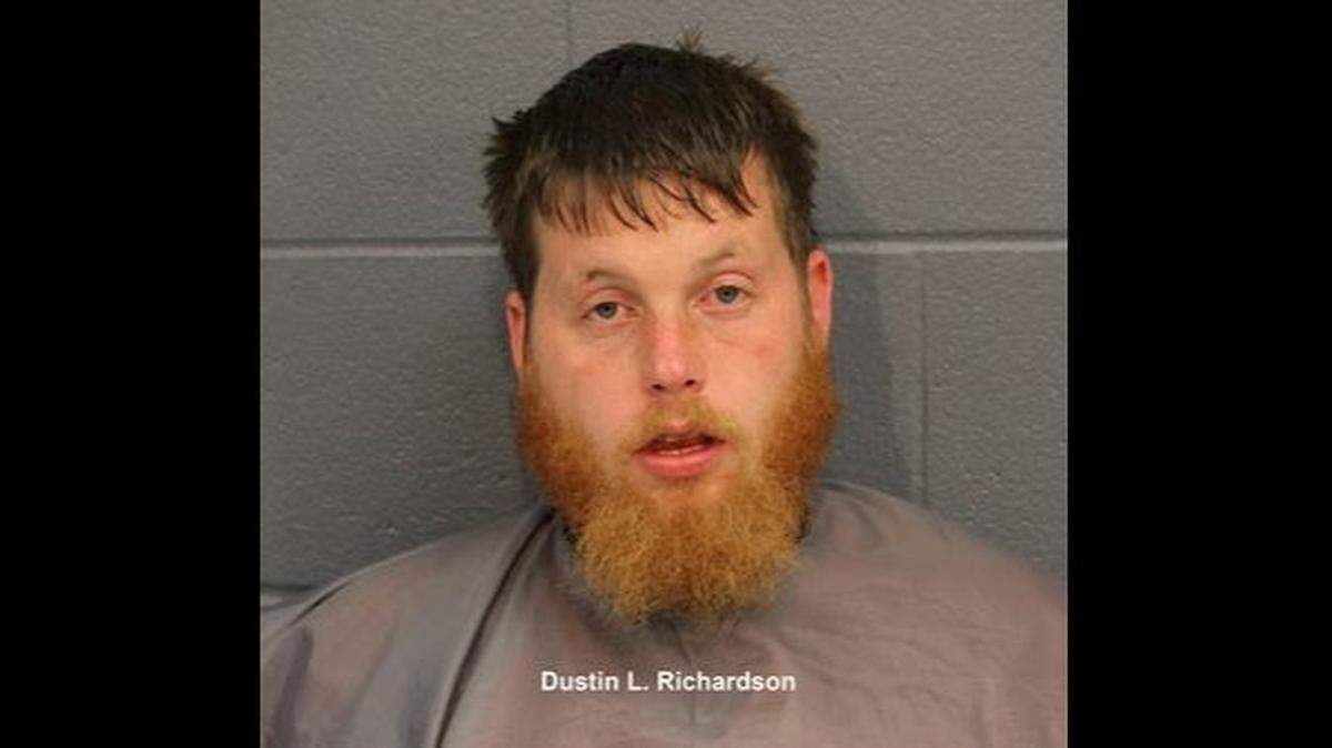 Dustin L. Richardson, 31, of Lancaster, Kansas, was charged in the robbery and assault.