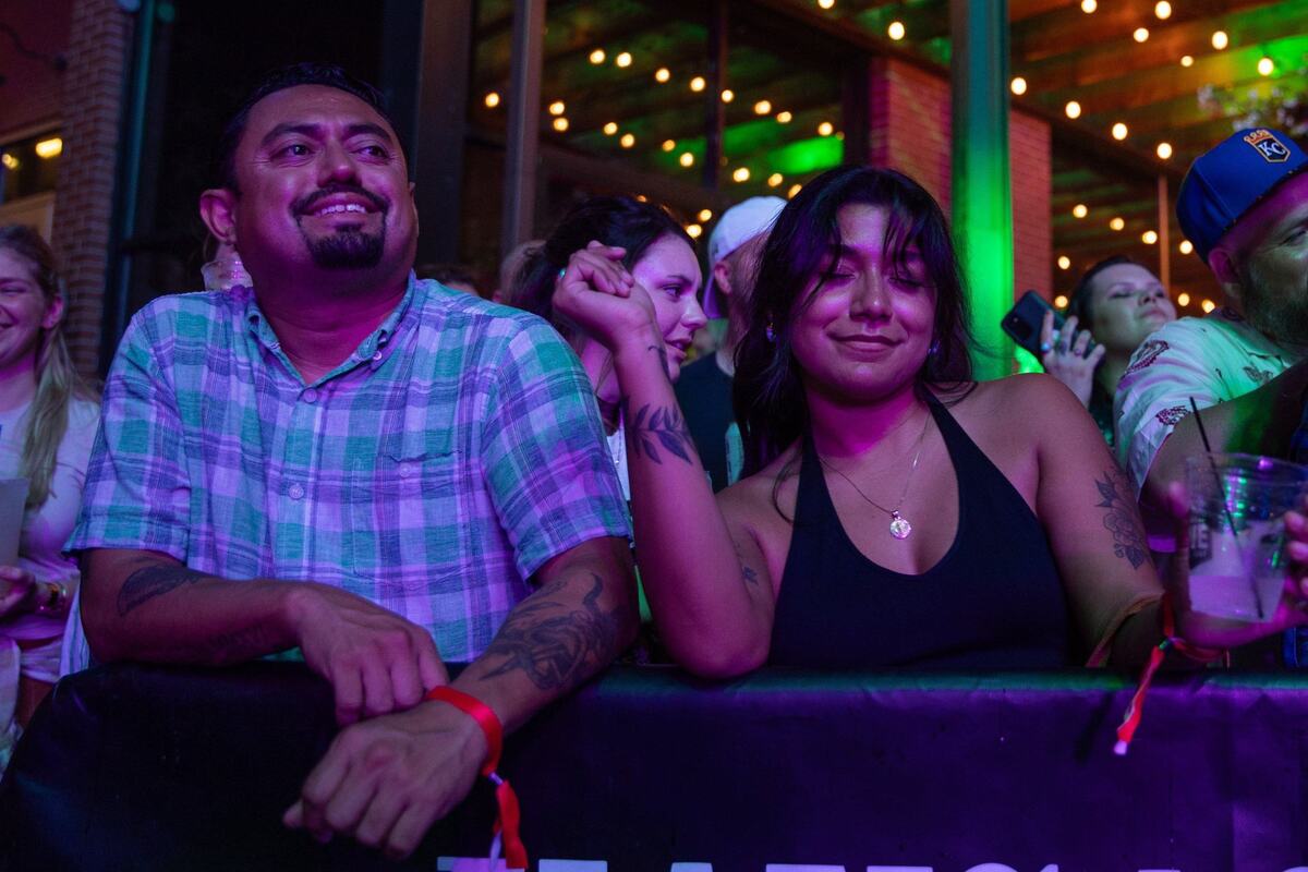 Luis dances with his daughter Azel Castro during the Sublime with Rome concert. “I love this band and this is my favorite band,” Luis Castro said. “But, she was the one who was like ‘Hey, you gotta go out’, and I was like, OK, I’ll go.”