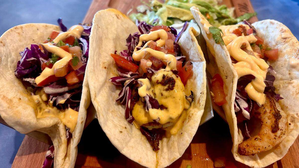 Viva Tacos & Tequila offers shrimp tacos, margaritas and more.