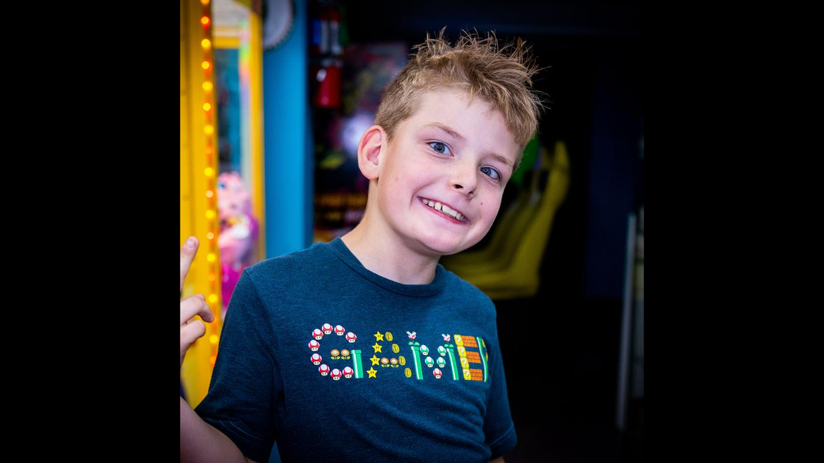 Skyler, 14, has a wonderful imagination and loves to help around the house.