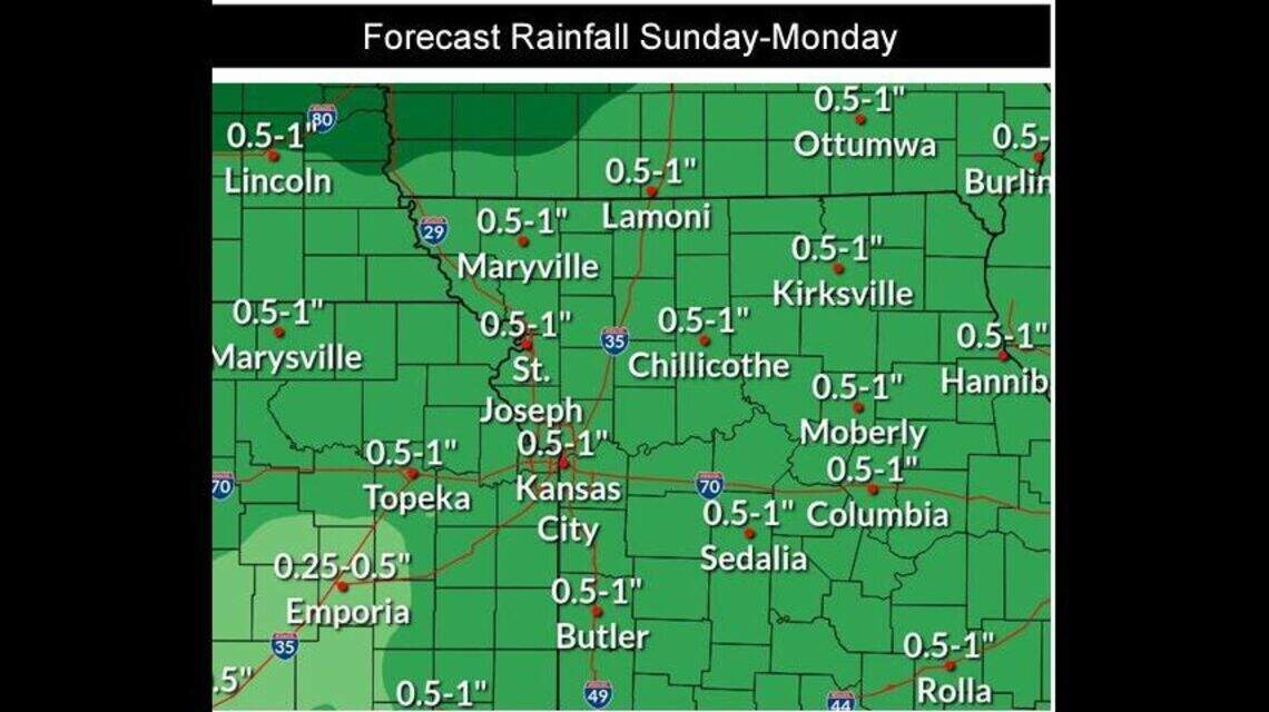 Storms, chances of rain in Kansas City weekend forecast | Kansas City Star