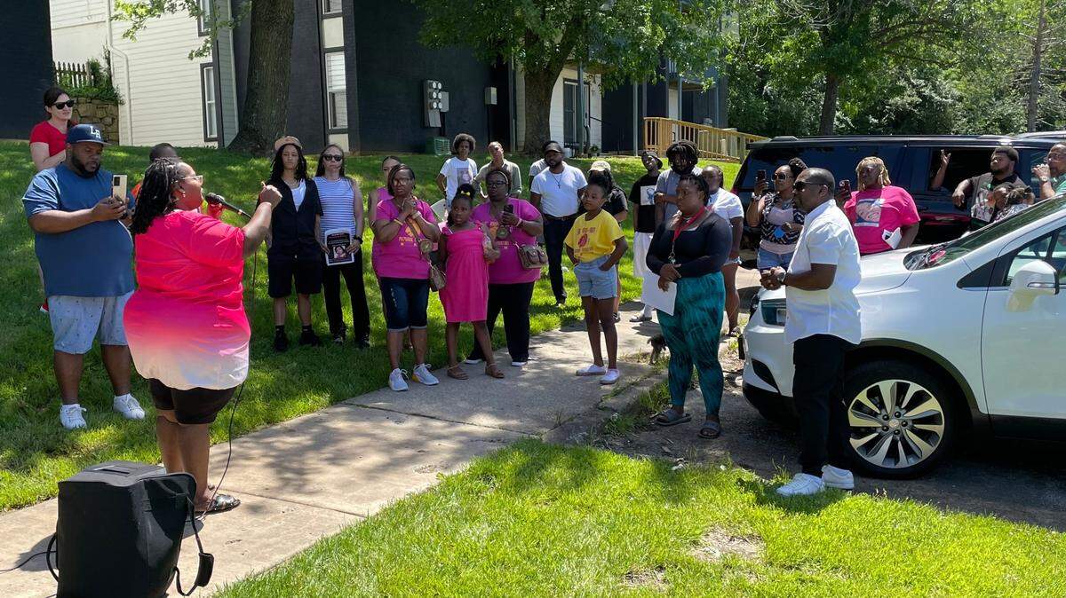 Family, friends, and community organizations gathered on this Memorial Day to remember Annetreuna Bowden, and the lives of other victims of gun violence, at their third annual vigil of remembrance for the 17-year-old who was killed at Stonegate Meadows Apartments in 2021.