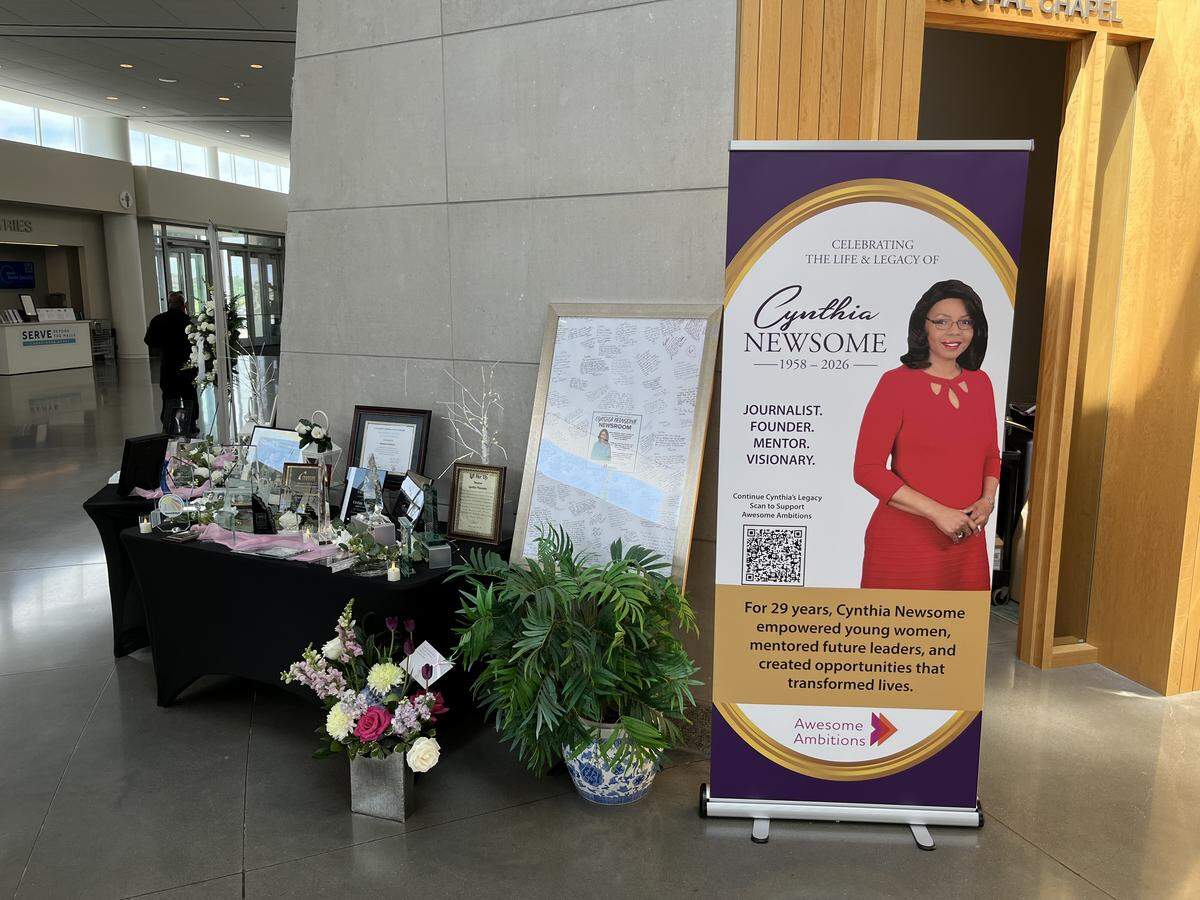 A funeral was held Saturday for longtime Kansas City news anchor Cynthia Newsome, who died after a battle with cancer.