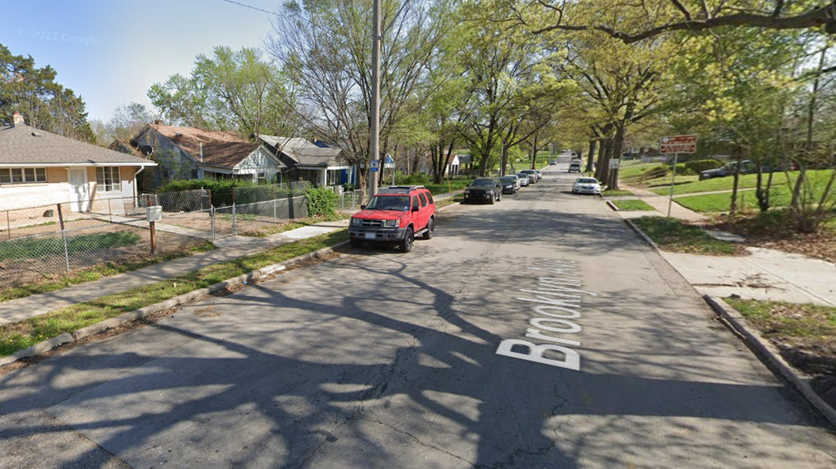 A man died following a house fire early Tuesday in the 5100 block of Brooklyn Avenue in Kansas City. This Google Maps Street View image shows the area in April 2022.