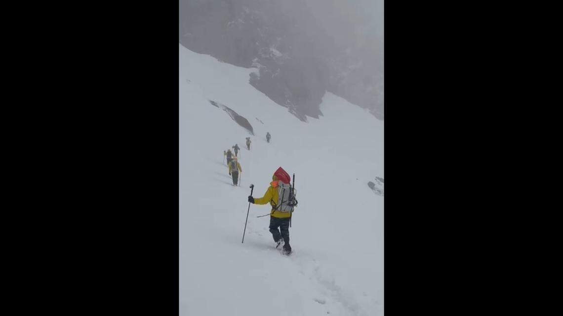 The avalanche happened near Mount Meeker’s Dreamweaver Couloir, killing one male, and injuring two other people Sunday, May 29.