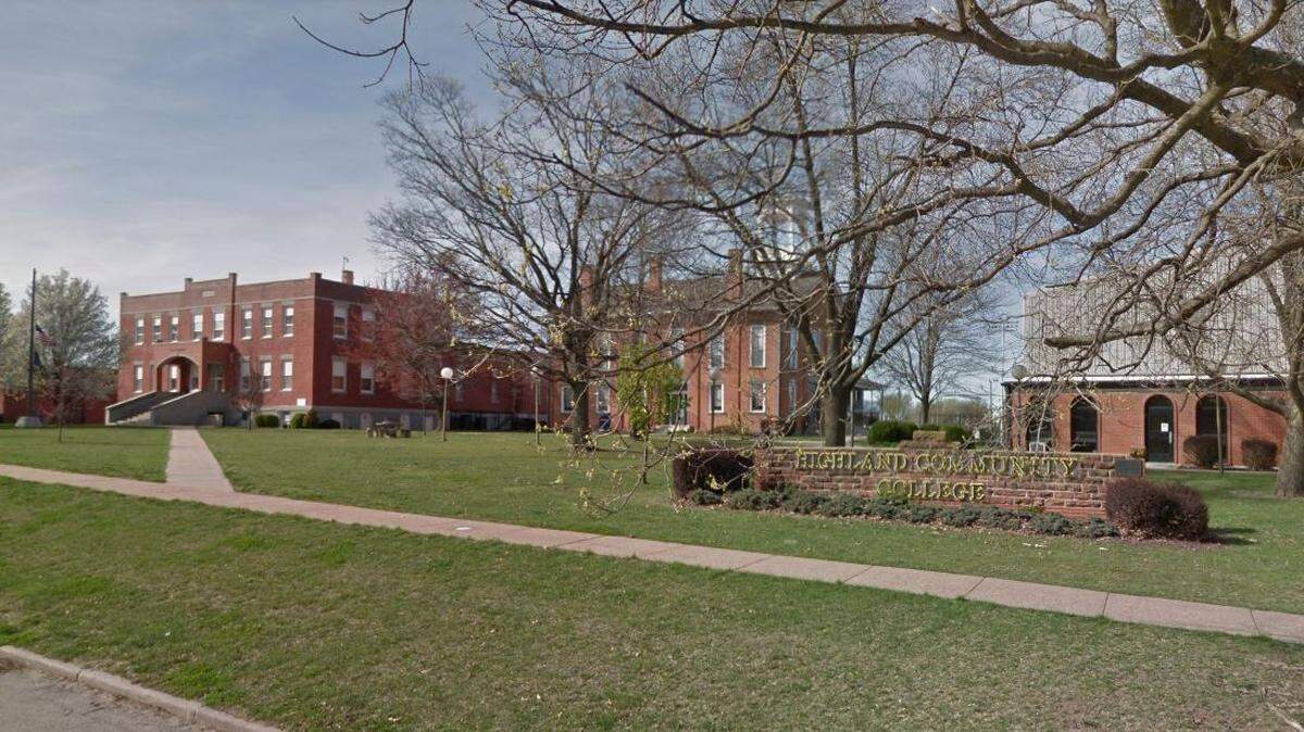 Highland Community College can be seen in this Google Street View image.