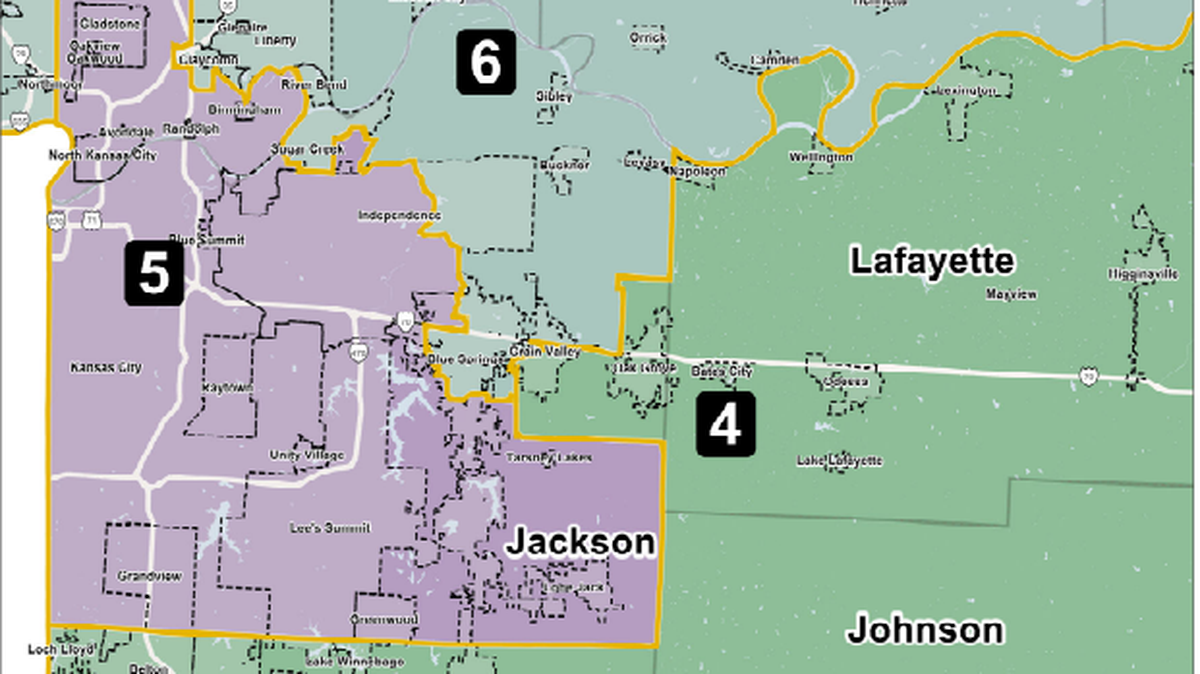 A proposed new Missouri Congressional map that the House of Representatives passed on Thursday, Jan. 19, 2022 would preserve Kansas City’s safe Democratic seat, currently represented by Rep. Emanuel Cleaver.