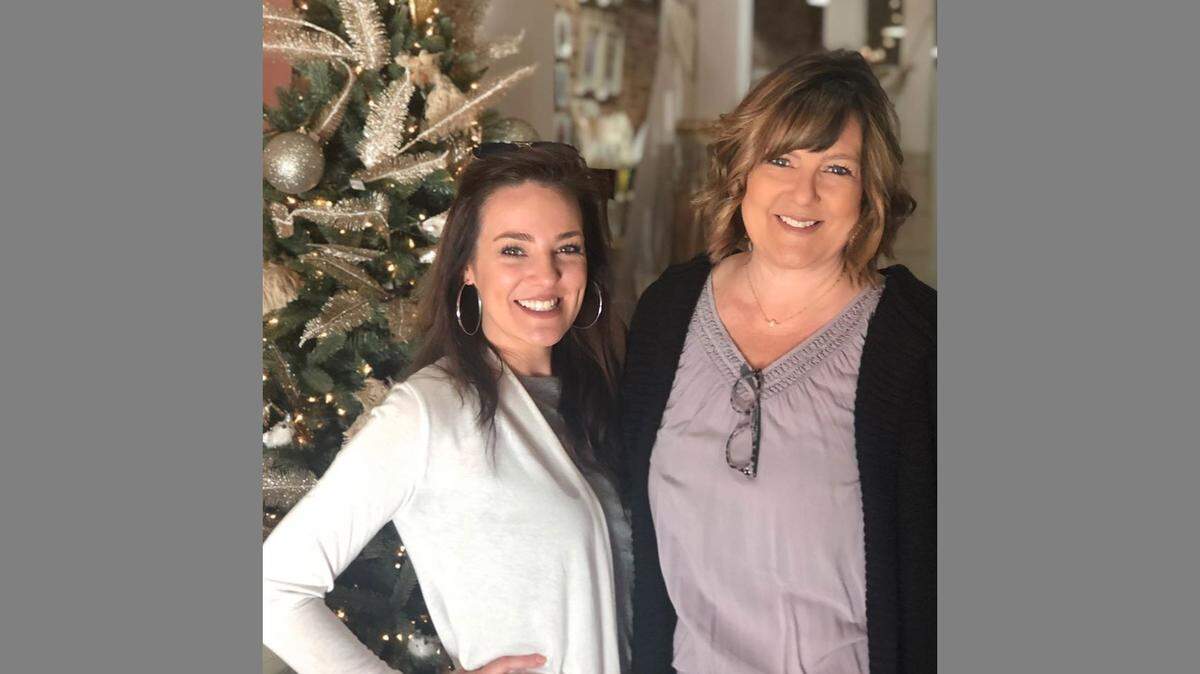 Very Violet owner, Melissa Wuennenburg, right, has opened a partner store next door called Ivy and Sparrow. He daughter, Amanda Brt left is managing the store.