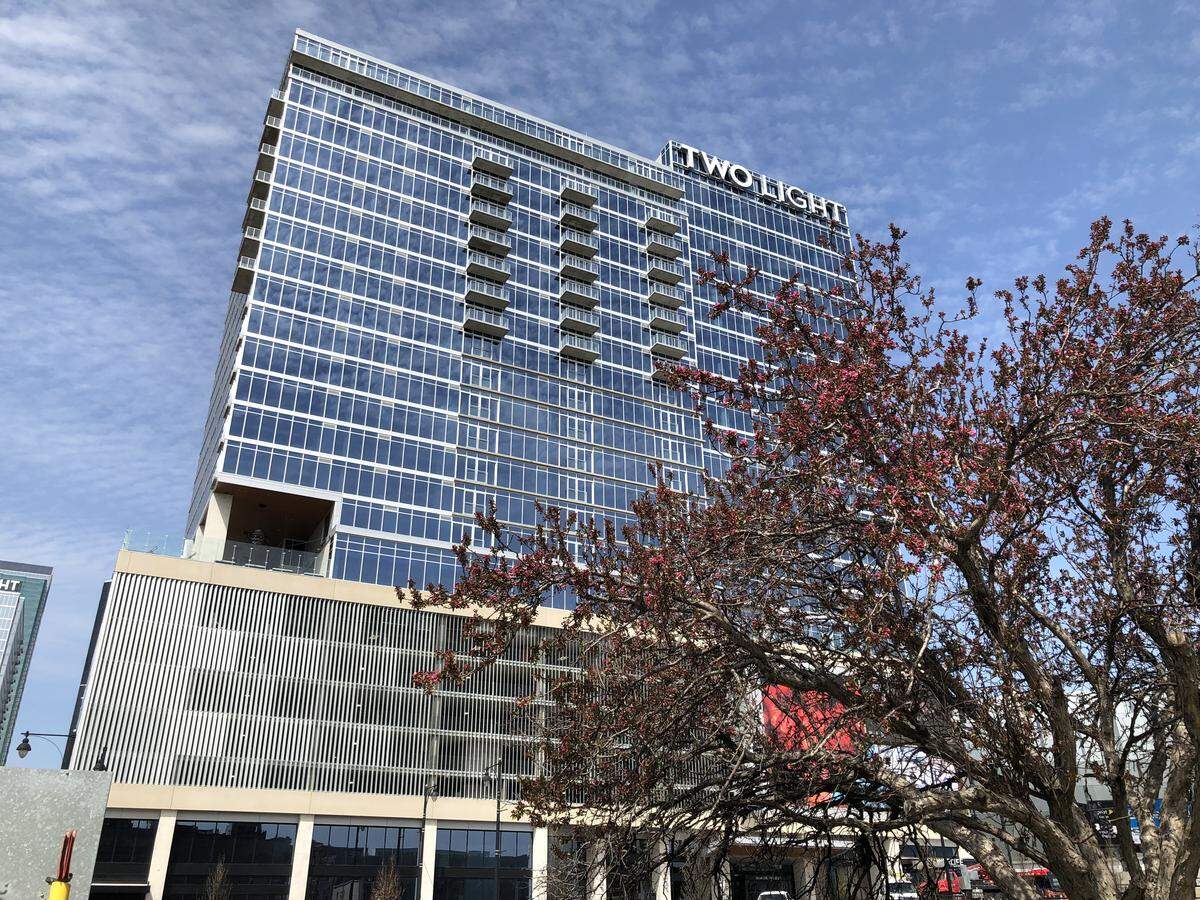 Two Light, a new luxury apartment high rise in downtown Kansas City, opened Friday, May 4, 2018, after two years of construction.