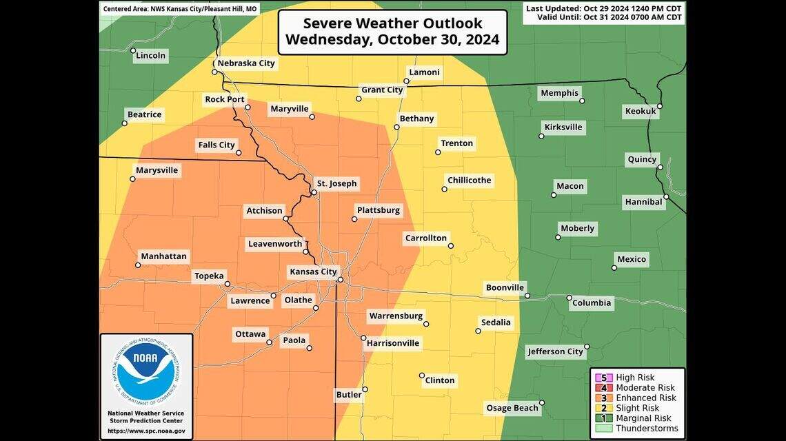 Hail, tornadoes possible as storms sweep through Kansas City | Kansas ...