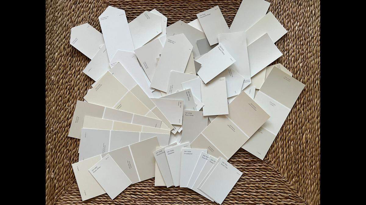 Think all white paint is created equally? Think again. Denise Snodell tested dozens of shades before making a choice.