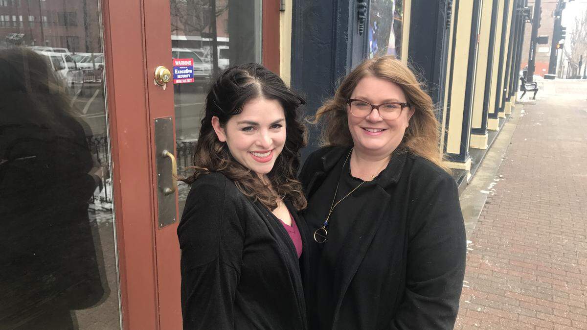 Andrea Baca (left) and Amy Covitz plan a mid-June opening for Our Daily Nada in the River Market.