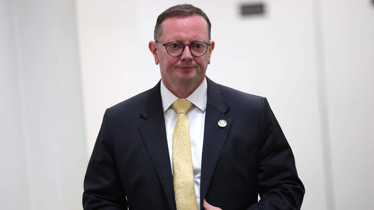 Rep. Eric Burlison (R-MO) arrives for a House Republican Conference meeting at the U.S. Capitol on February 10, 2026 in Washington, DC.