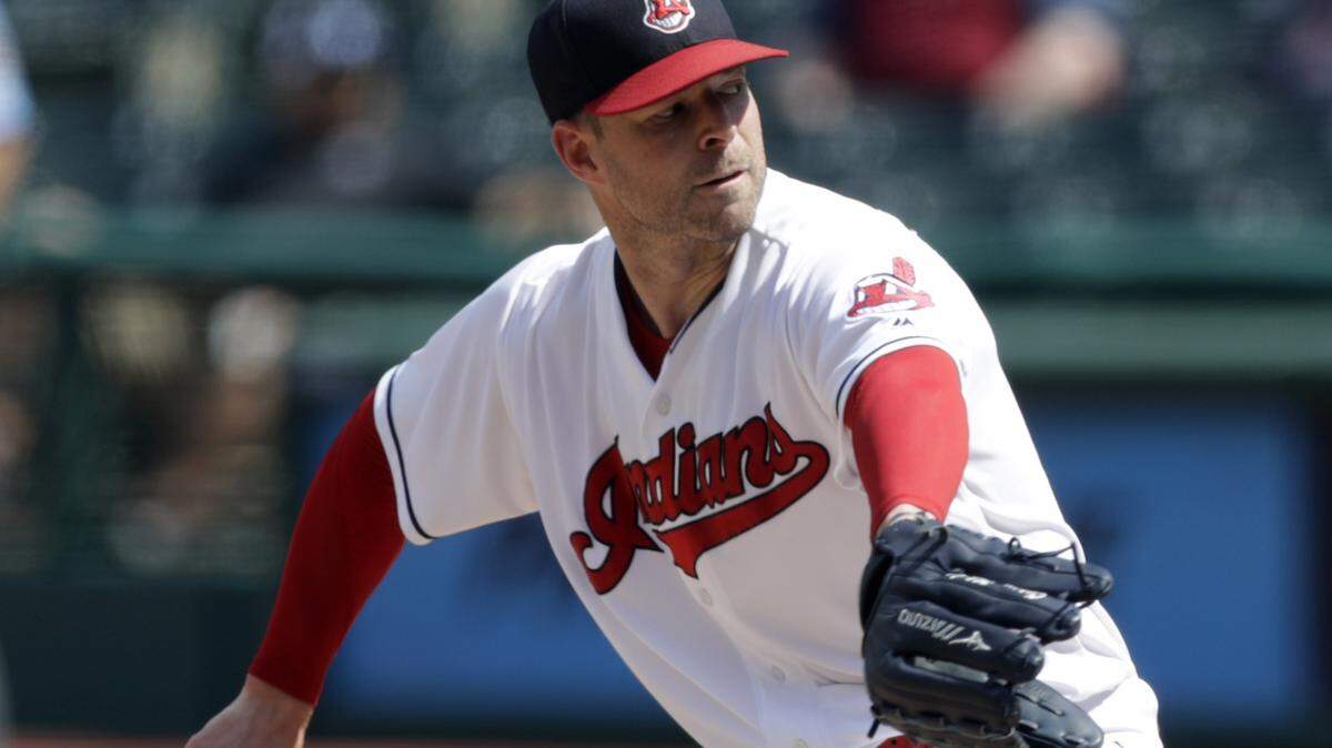 Cleveland Indians starting pitcher Corey Kluber delivers in the first inning of a baseball game against the Kansas City Royals, Wednesday, Sept. 5, 2018, in Cleveland. (AP Photo/Tony Dejak)