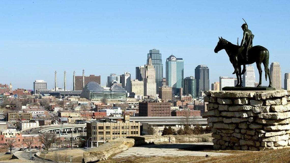 The downtown Kansas City skyline.