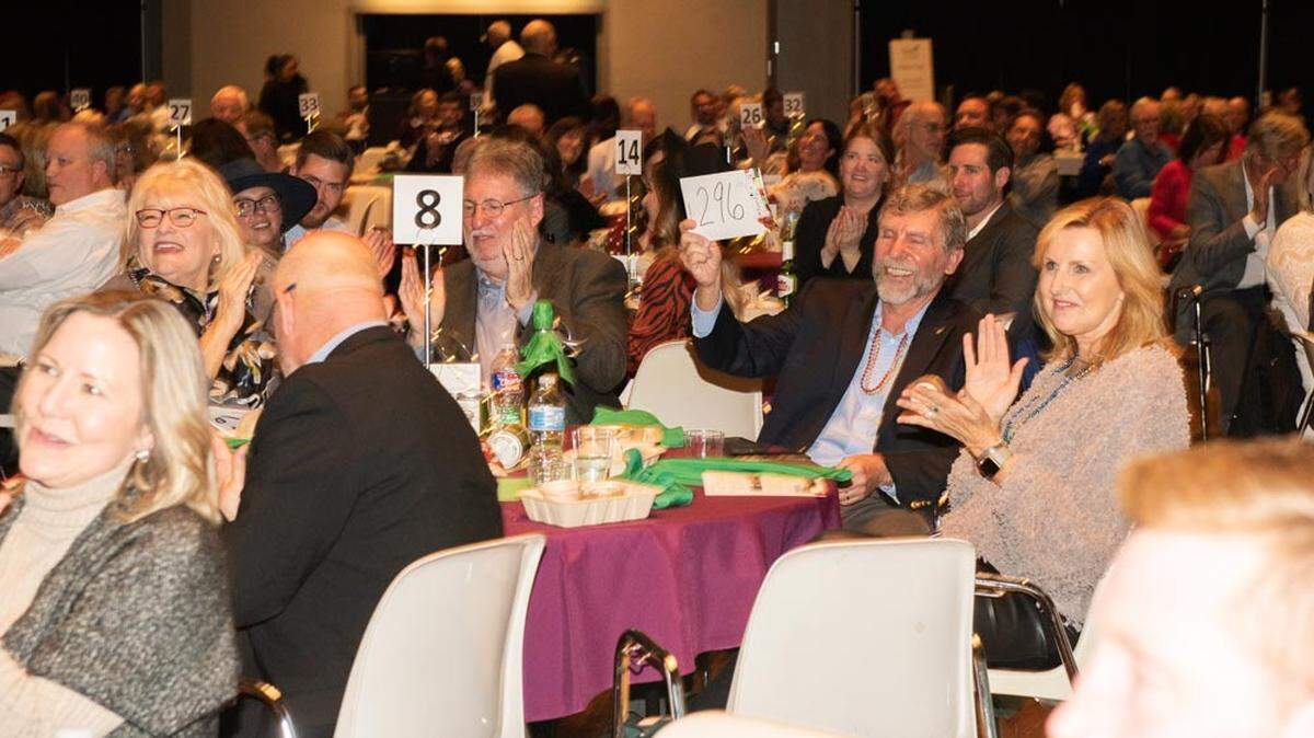 A crowd in “easier days” gathered at a past Feed Lee’s Summit event.