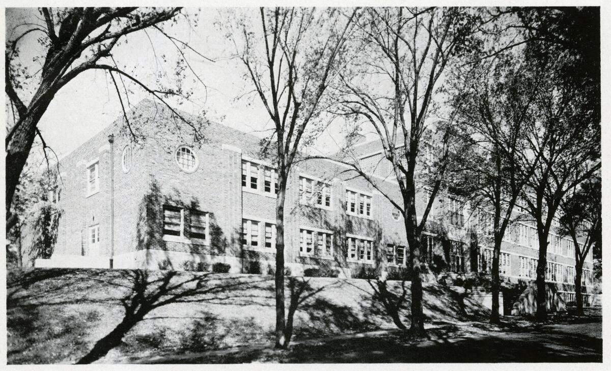 Bishop Lillis High School, 3740 Forest Street. 1949 Lillislog yearbook, Missouri Valley Special Collections, Kansas City Public Library
