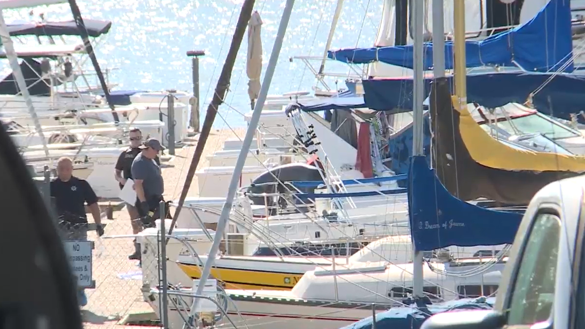 A 42-year-old man was shot and killed while on his boat docked at the marina of Branched Oak Lake, officials said.
