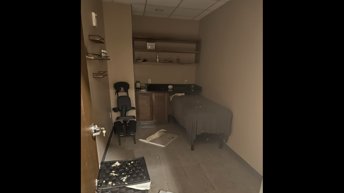Flooding from multiple burst pipes in the Kansas City International Airport Tuesday caused damage at the Director’s Cut Take II barber shop and two other retail stores.