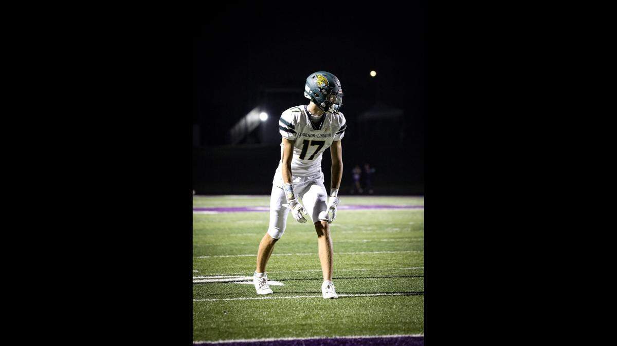 Basehor-Linwood junior wide receiver Nash Morrison.