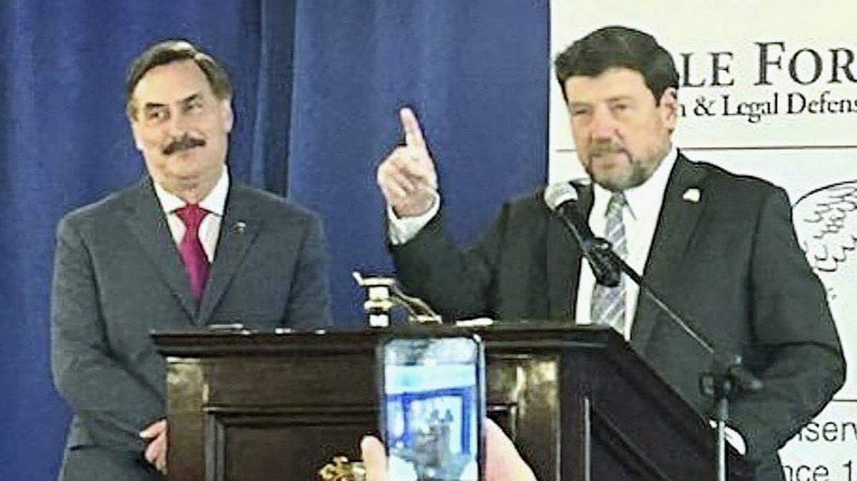 Mike Lindell and Ed Martin